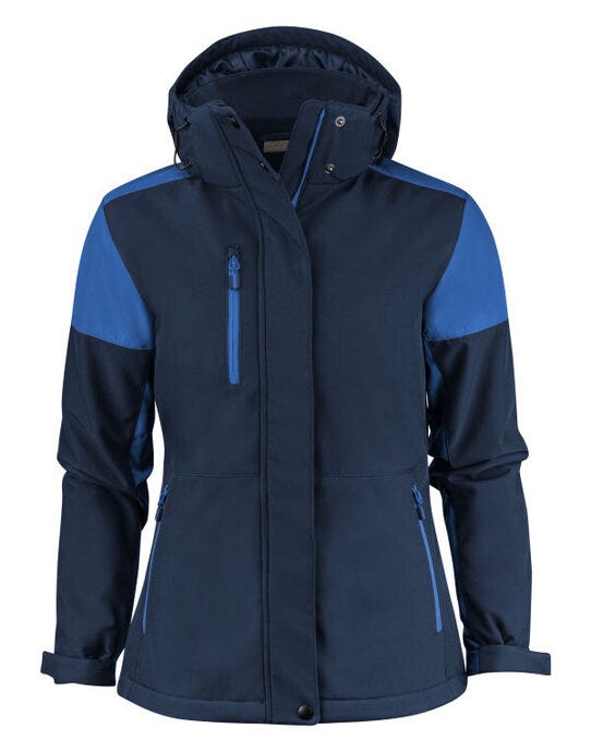 Printer Prime PP2261072 Ladies Padded Softshell - Navy/Cobalt
