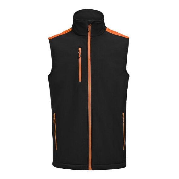 Printer Prime PP2261083 Softshell Vest - Black/Orange