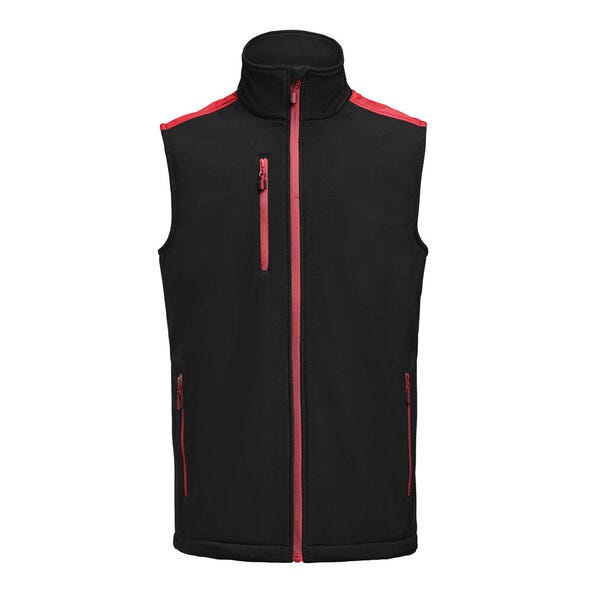 Printer Prime PP2261083 Softshell Vest - Black/Red