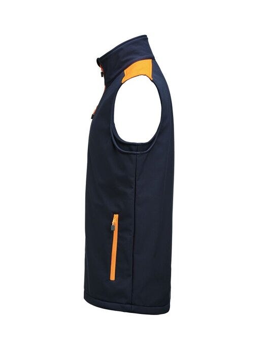 Printer Prime PP2261083 Softshell Vest - Navy/Neon Orange