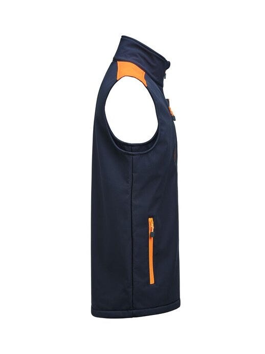 Printer Prime PP2261083 Softshell Vest - Navy/Neon Orange