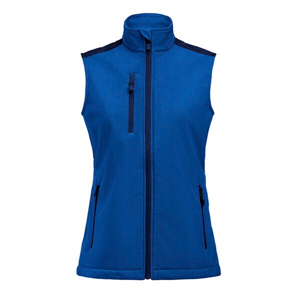 Printer Prime PP2261084 Ladies Softshell Vest - Cobalt/Navy