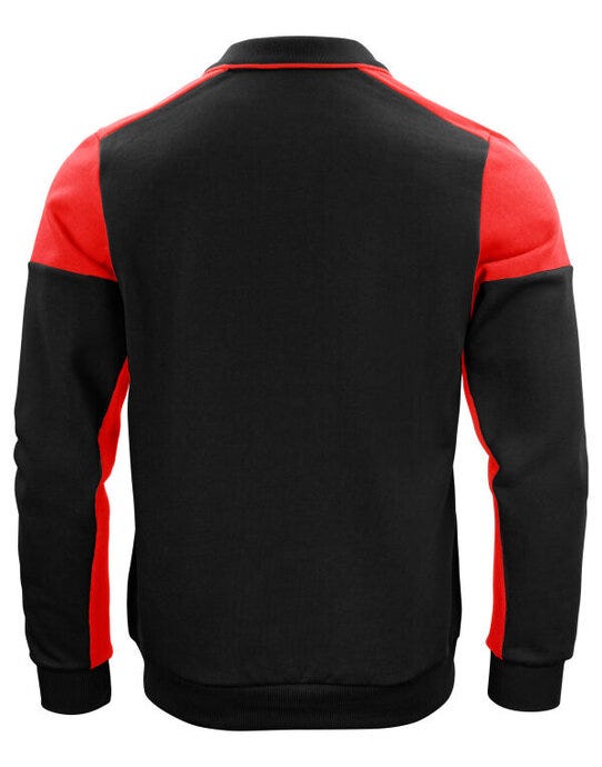 Printer Prime PP2262060 Long Sleeve Polosweater - Black/Red