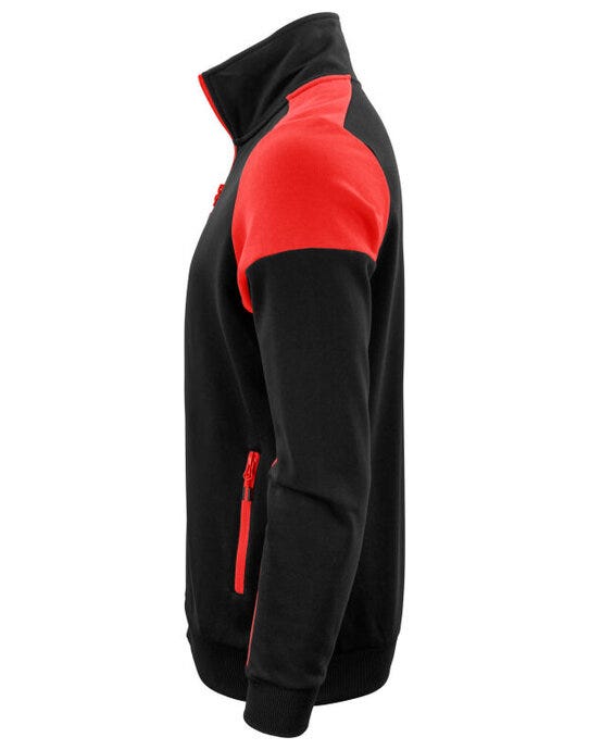Printer Prime PP2262061 Full Zip Sweater - Black/Red