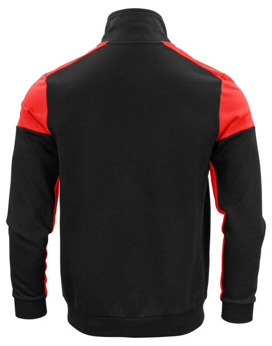 Printer Prime PP2262061 Full Zip Sweater - Black/Red