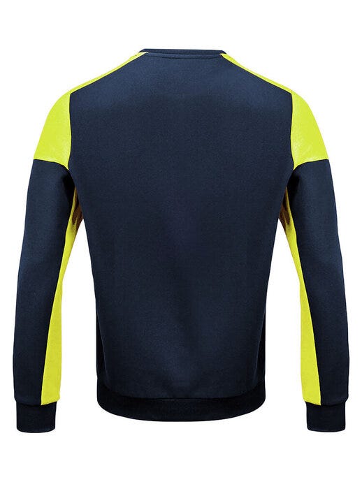 Printer Prime PP2262071 Crewneck - Navy/Neon Yellow