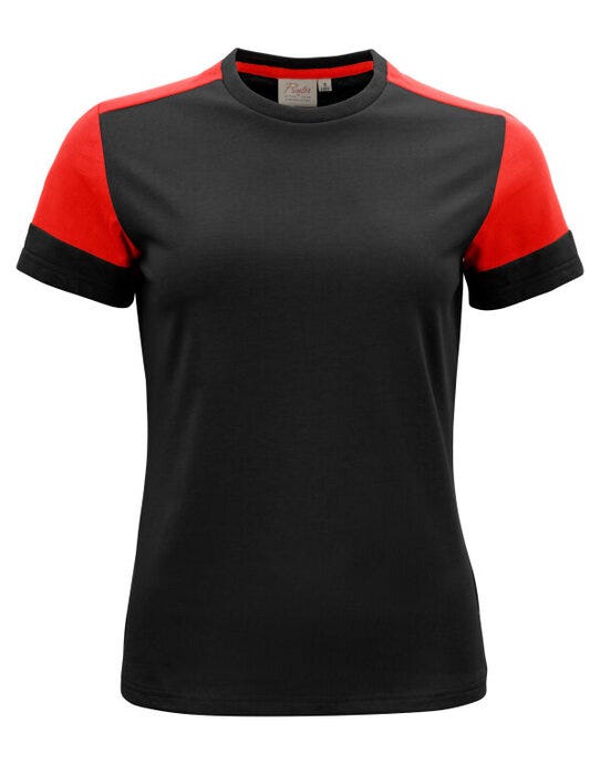 Printer Prime PP2264031 Ladies T-Shirt - Black/Red