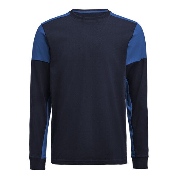 Printer Prime PP2264036 Long Sleeve T-Shirt - Navy/Cobalt