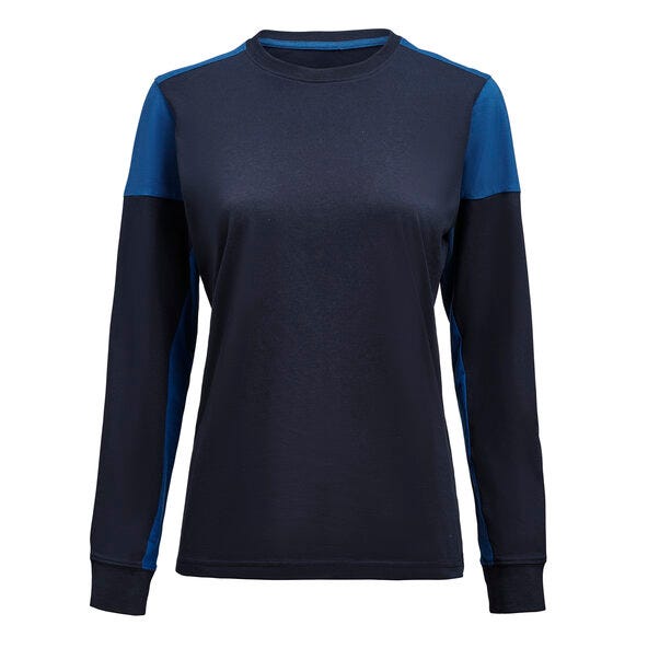 Printer Prime PP2264037 Ladies Long Sleeve T-Shirt - Navy/Cobalt