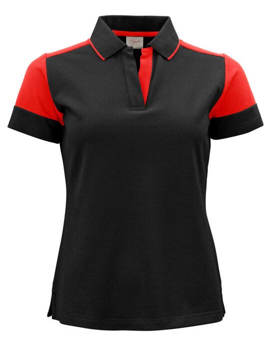 Printer Prime PP2265025 Ladies Polo - Black/Red