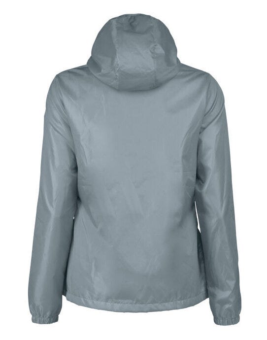 Printer Red PR2261048 Ladies Fastplant Windbreaker - Metal Grey