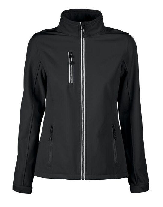 Printer Red PR2261050 Ladies Vert Softshell Jacket - Black