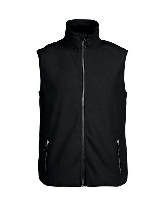 Printer Red PR2261506 Sideflip Fleece Vest - Black