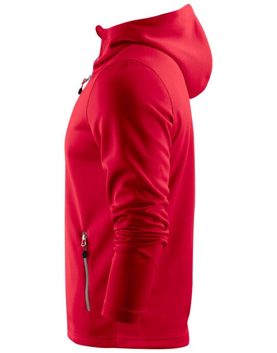 Printer Red PR2262056 Layback Full Zip Hoodie - Red