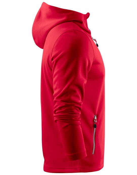 Printer Red PR2262056 Layback Full Zip Hoodie - Red