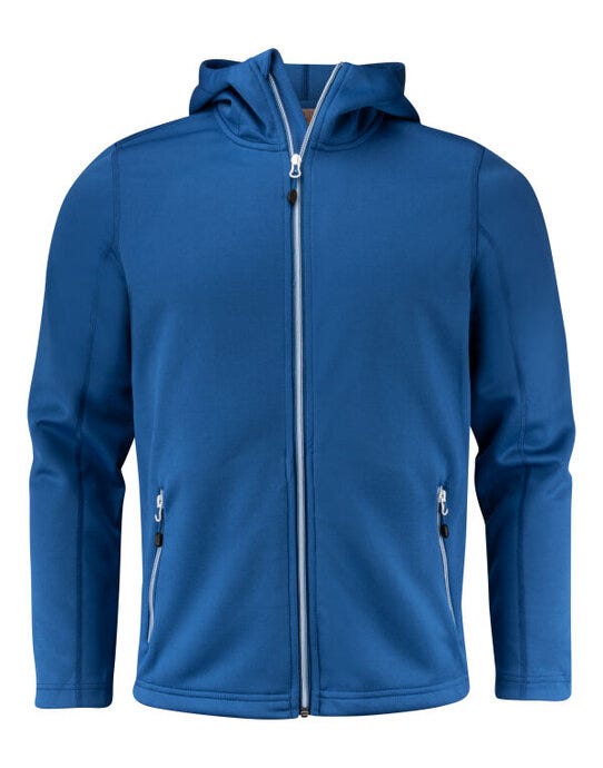 Printer Red PR2262056 Layback Full Zip Hoodie - Bright Blue