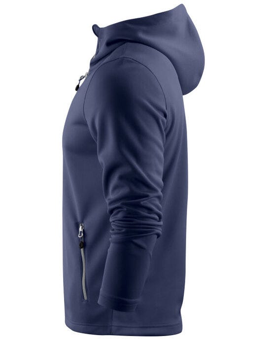 Printer Red PR2262056 Layback Full Zip Hoodie - Navy