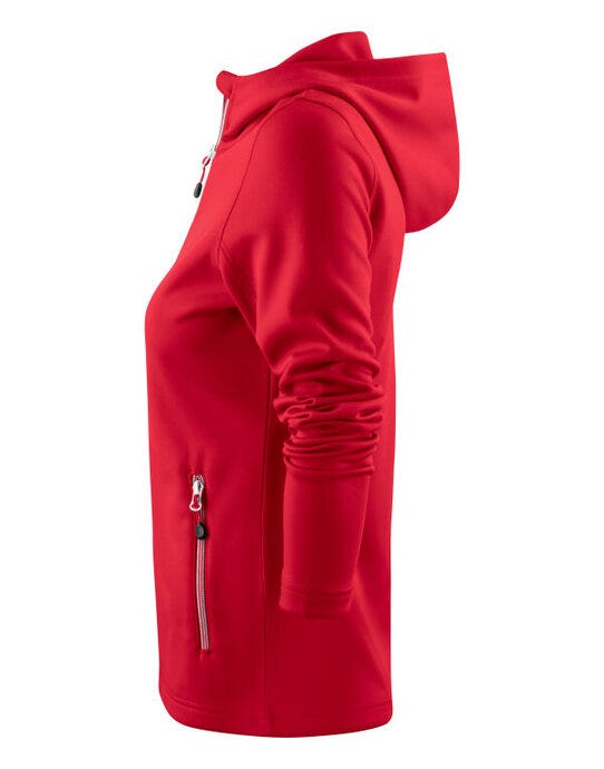 Printer Red PR2262057 Ladies Layback F/Z Hoodie - Red