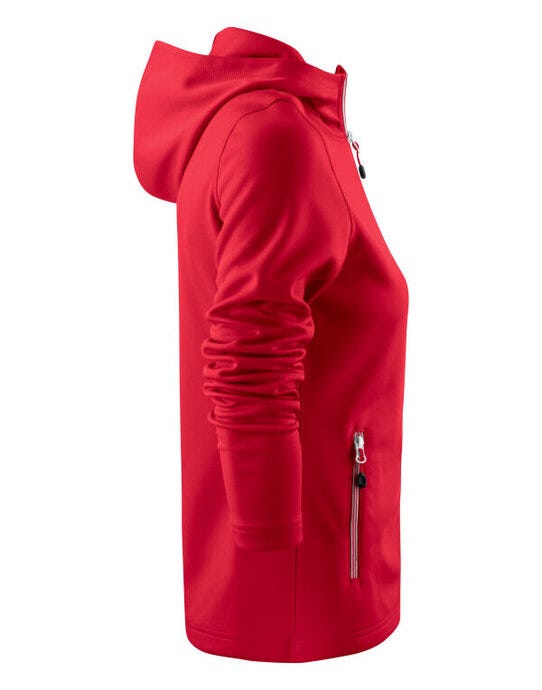 Printer Red PR2262057 Ladies Layback F/Z Hoodie - Red