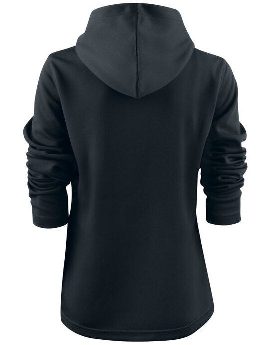 Printer Red PR2262057 Ladies Layback F/Z Hoodie - Black