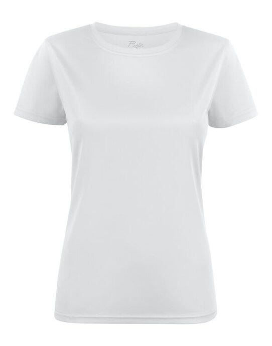 Printer Red PR2264026 Ladies Run T-Shirt - White
