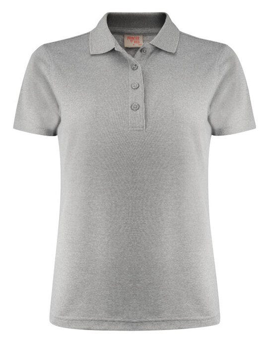 Printer Red PR2265029 Ladies Smash Polo Shirt - Grey Melange