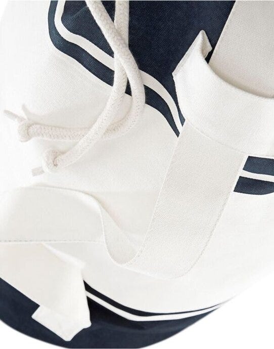 Quadra QD27 Canvas Duffel - French Navy/Off White