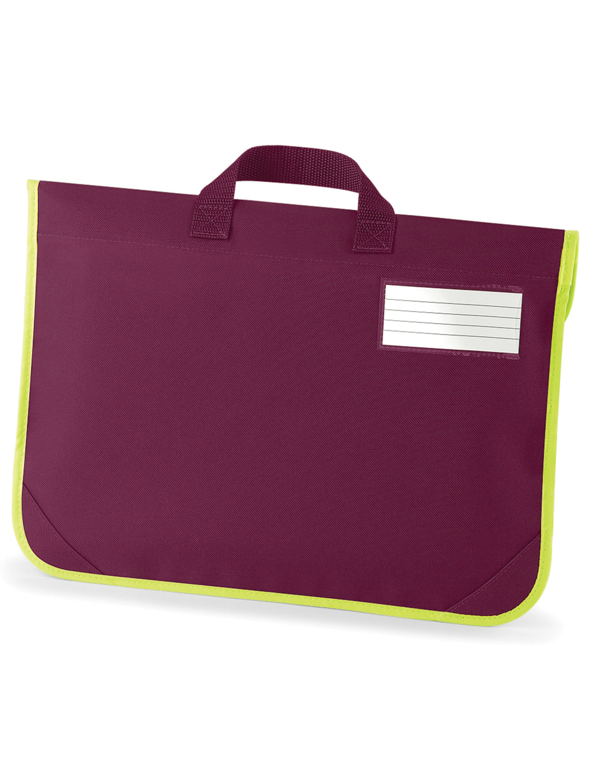Quadra QD452 Enhanced-Viz Book Bag - Burgundy