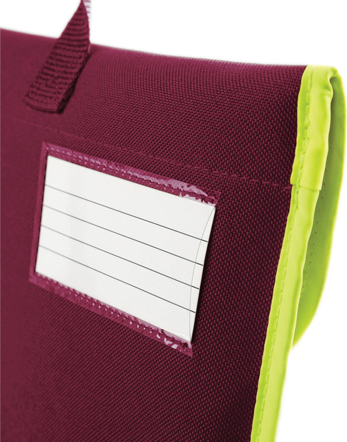 Quadra QD452 Enhanced-Viz Book Bag - Burgundy