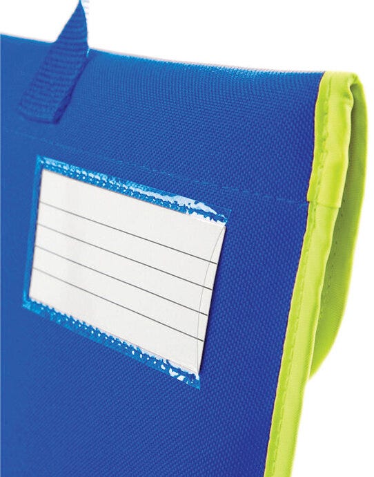 Quadra QD452 Enhanced-Viz Book Bag - Bright Royal