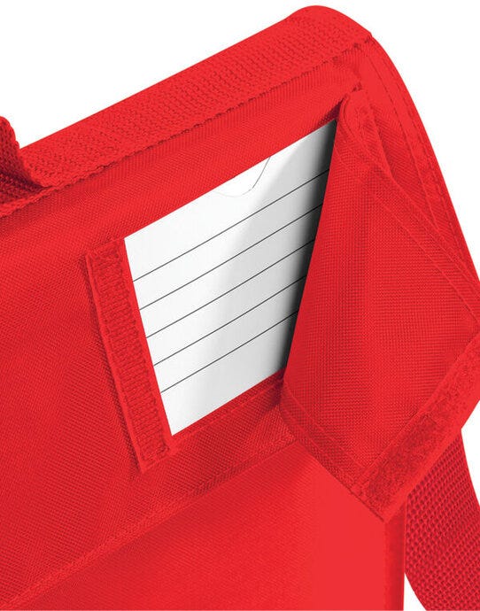 Quadra QD457 Junior Book Bag With Strap - Bright Red