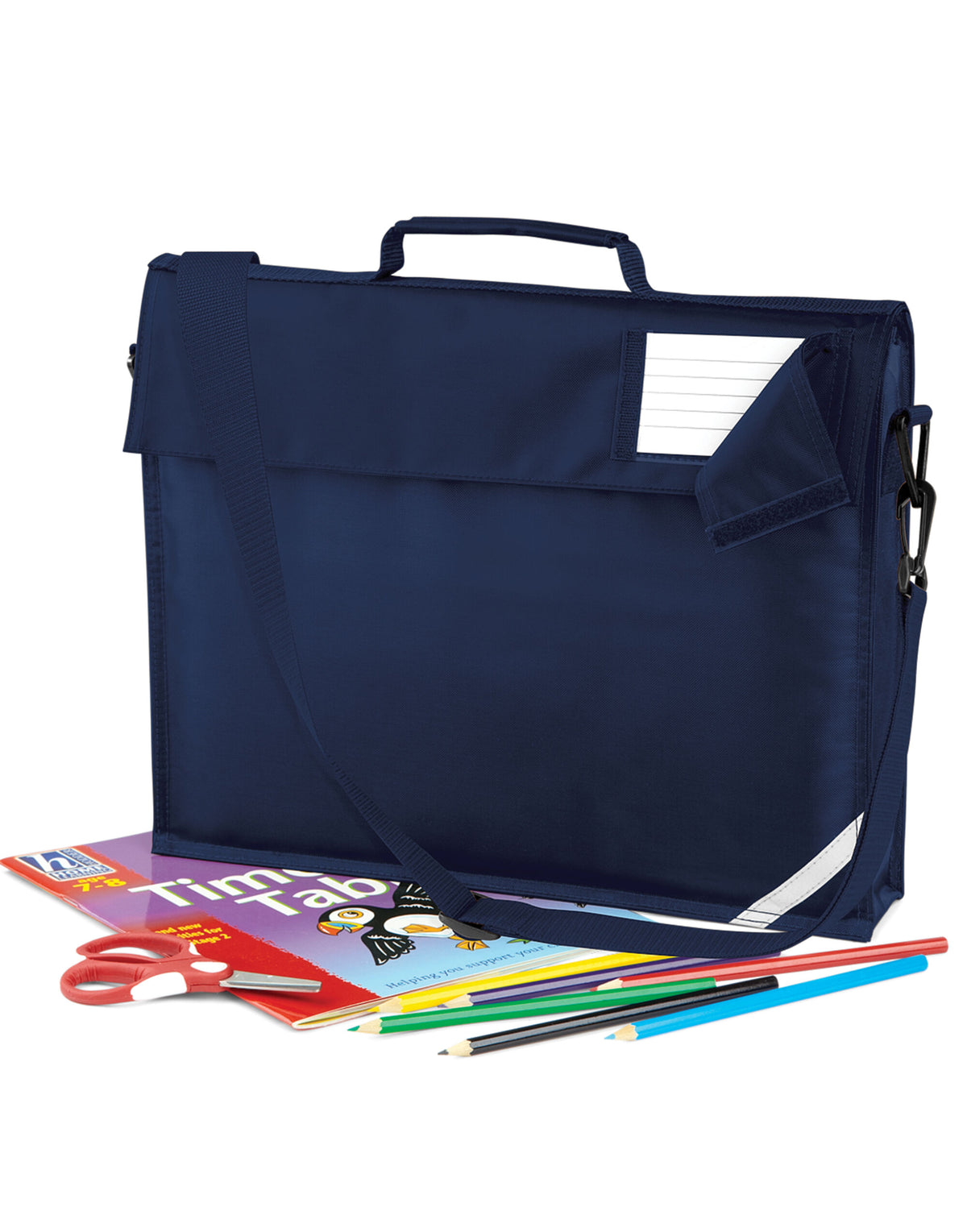 Quadra QD457 Junior Book Bag With Strap - French Navy