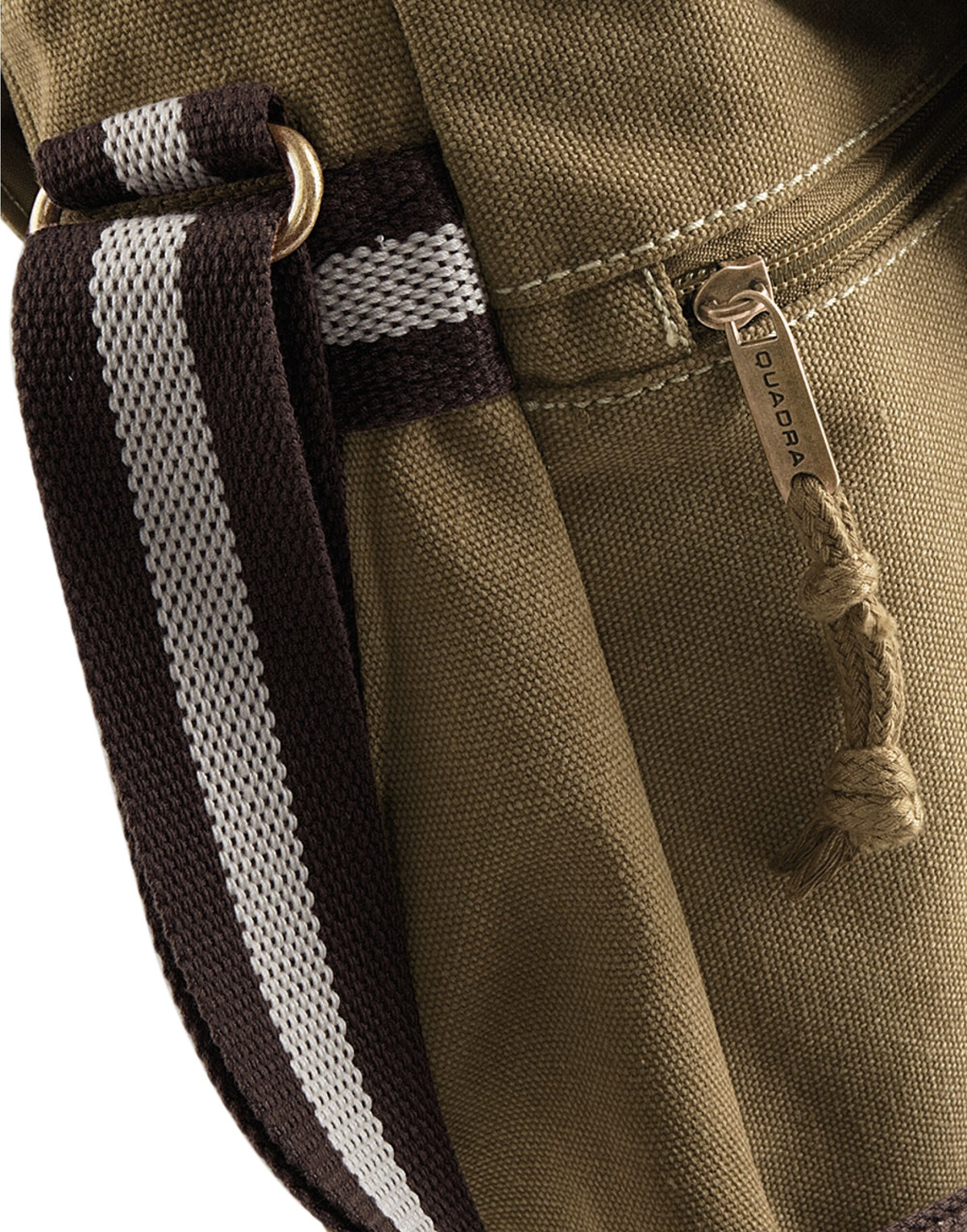 Quadra QD610 Vintage Canvas Despatch Bag - Sahara