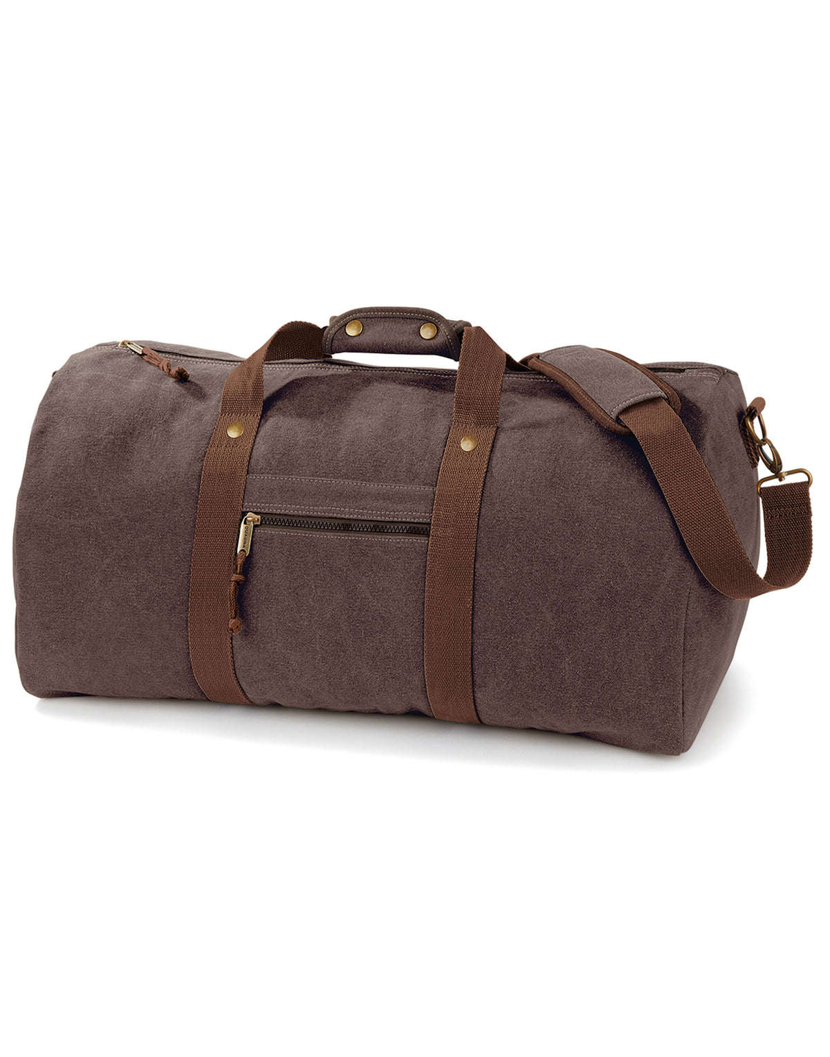 Quadra QD613 Desert Canvas Holdall - Vintage Brown