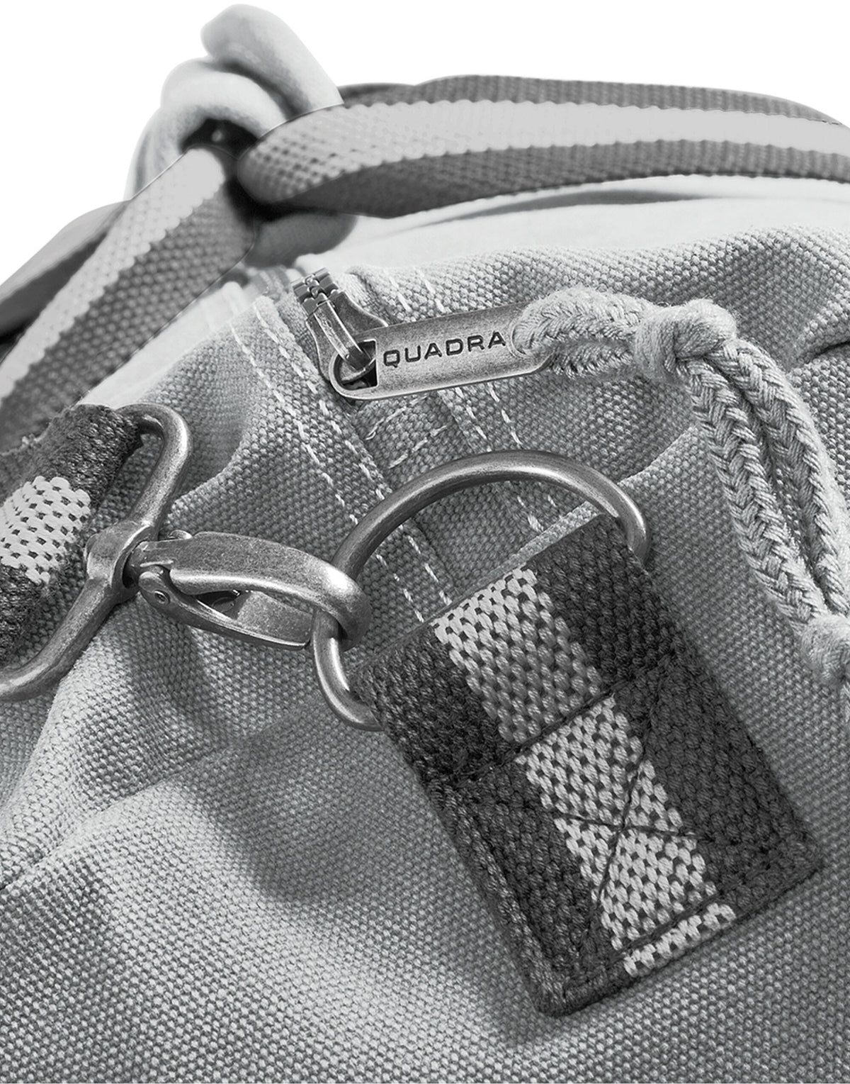 Quadra QD613 Desert Canvas Holdall - Vintage Light Grey