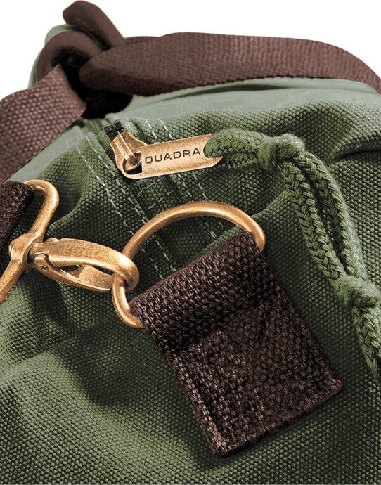 Quadra QD613 Desert Canvas Holdall - Vintage Military Green