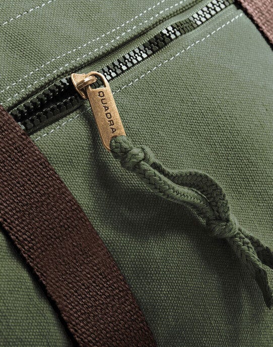 Quadra QD613 Desert Canvas Holdall - Vintage Military Green