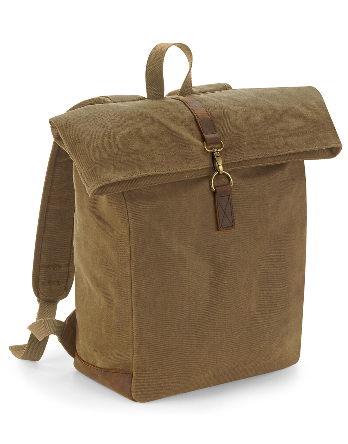Quadra QD655 Heritage Waxed Canvas Backpack - Desert Sand