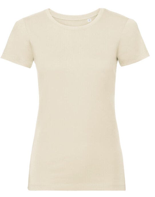 Russell Athletic Pure Organic R108F Russell Ladies Pure Organic T - Natural
