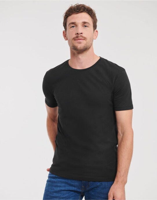 Russell Athletic Pure Organic R108M Russell Mens Pure Organic T - Black