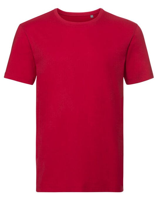 Russell Athletic Pure Organic R108M Russell Mens Pure Organic T - Classic Red