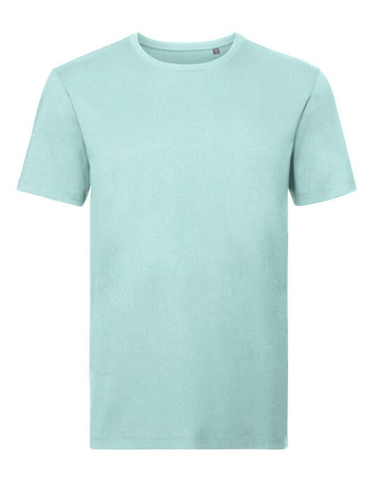 Russell Athletic Pure Organic R108M Russell Mens Pure Organic T - Aqua