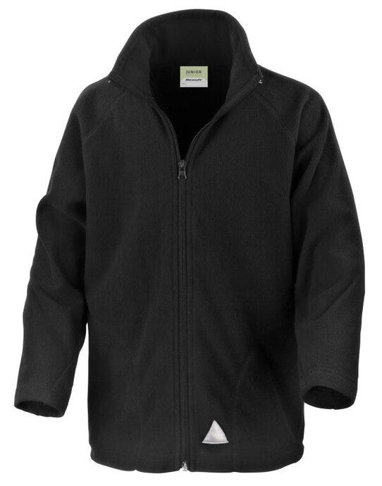 Result Core R114JY Junior Microfleece Jacket - Black