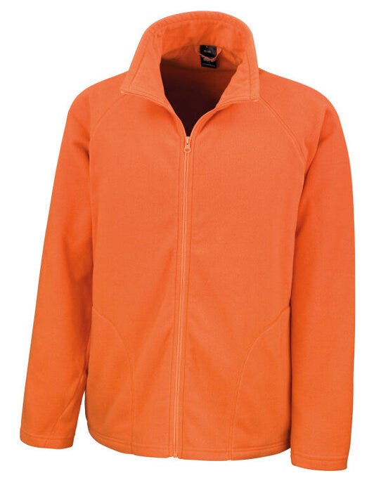 Result Core R114X Mens Microfleece Jacket - Orange