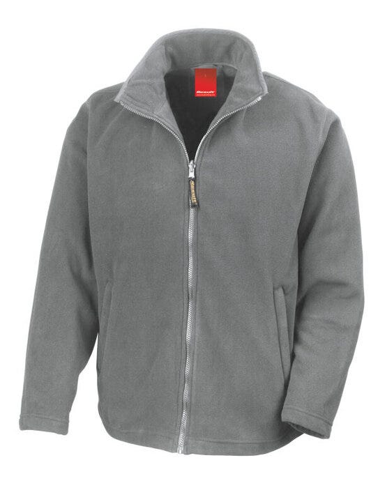 Result R115M Mens Horizon Microfleece Jacket - Light Grey
