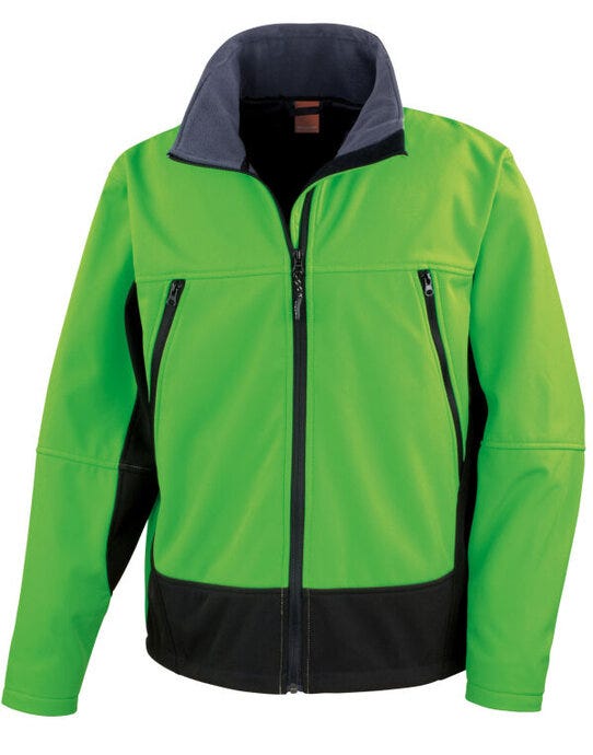 Result R120X Activity Softshell Jacket - Vivid Green/Black
