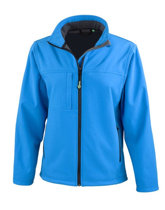 Result R121F Womens Classic Softshell Jacket - Azure Blue