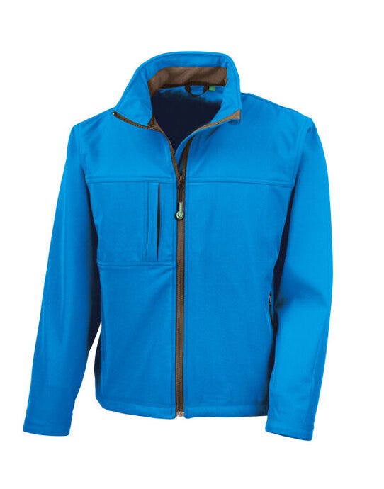 Result R121M Mens Classic Softshell Jacket - Azure Blue