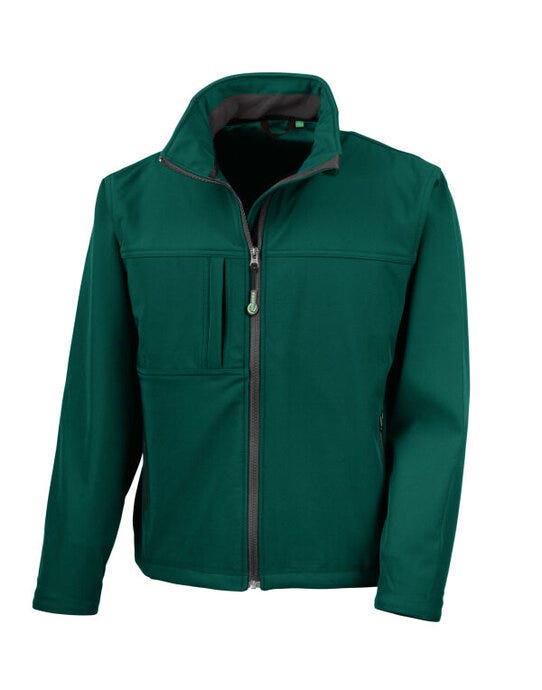 Result R121M Mens Classic Softshell Jacket - Bottle Green