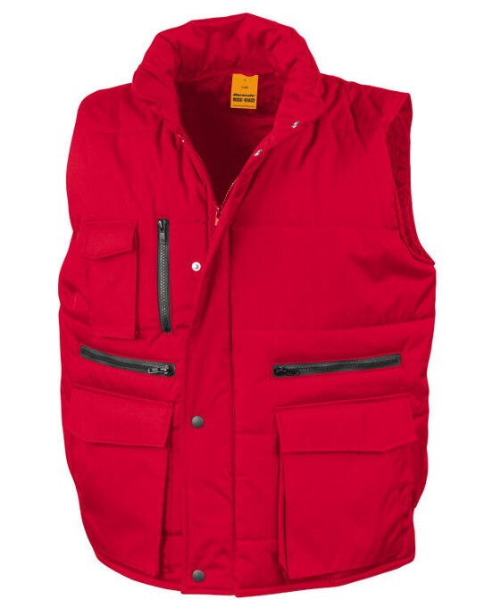 Result Work-Guard R127X Result Workguard Lance Bodywarmer - Red